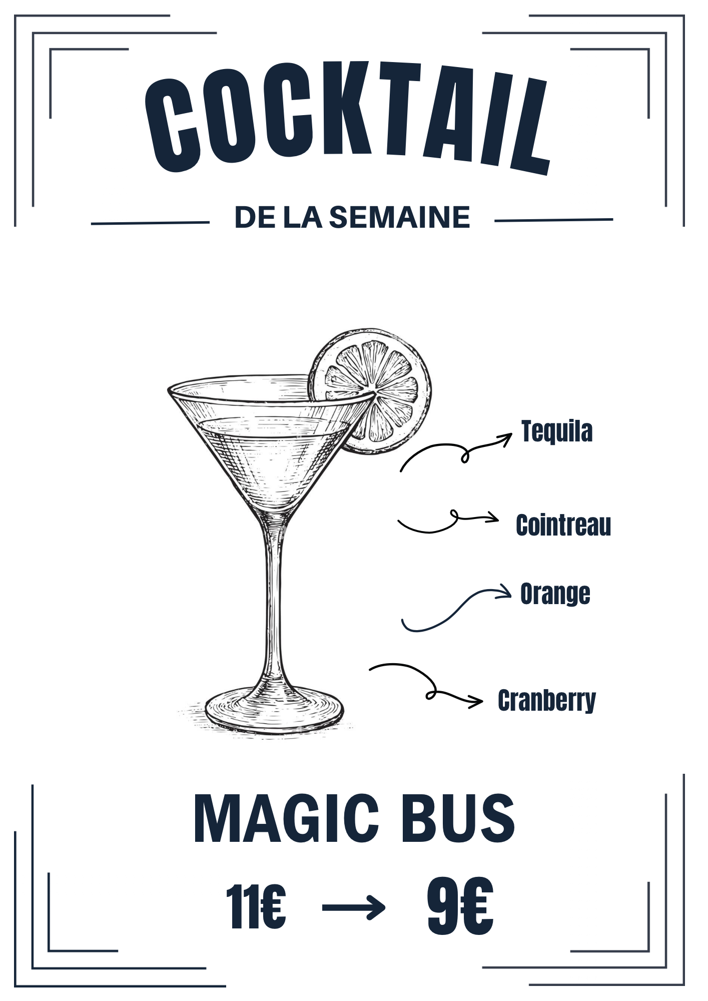 Cocktail de la semaine